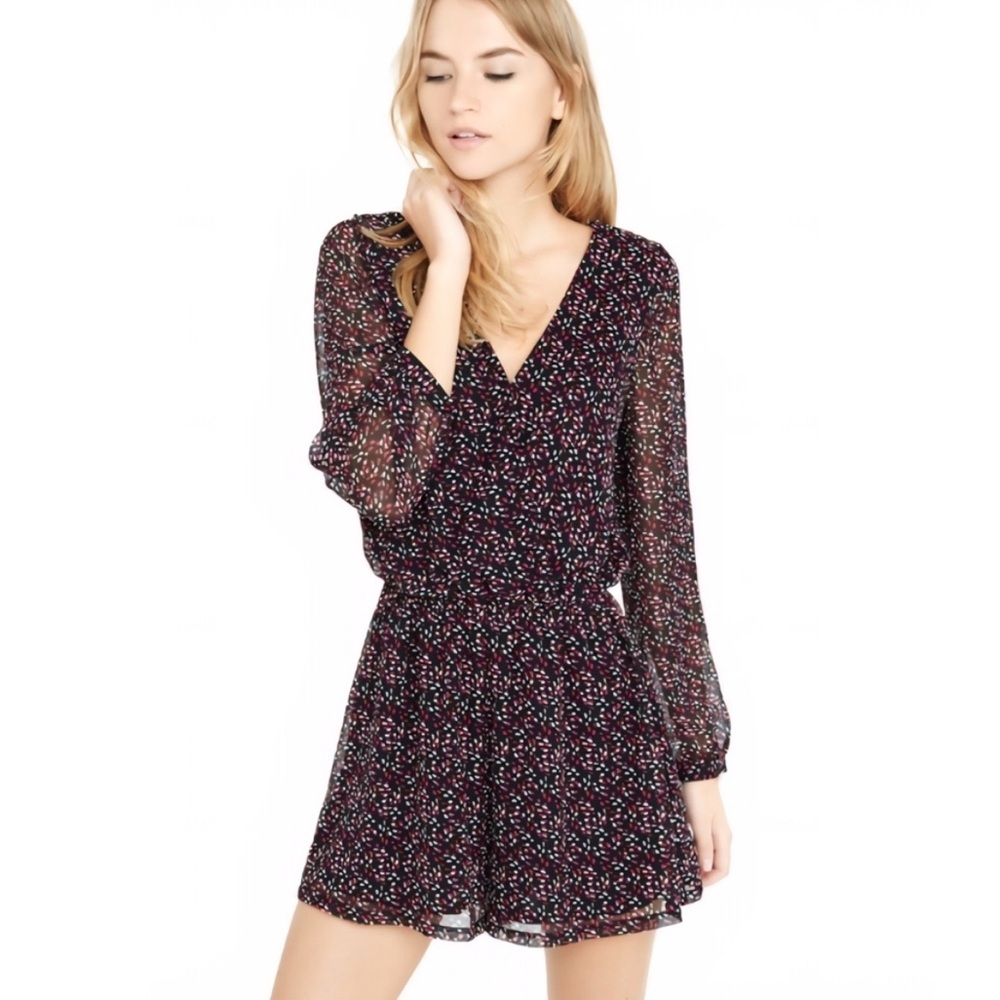 Express Multicolored Patterned Dress